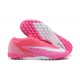 Nike Mercurial Vapor 7 Elite TF Pink White Low-top For Men Soccer Cleats