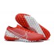 Nike Mercurial Vapor 7 Elite TF Red White Low-top For Men Soccer Cleats
