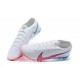 Nike Mercurial Vapor 7 Elite TF White Blue Pink Black Low-top For Men Soccer Cleats