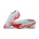 Nike Mercurial Vapor 7 Elite TF White Orange Low-top For Men Soccer Cleats