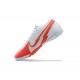 Nike Mercurial Vapor 7 Elite TF White Orange Low-top For Men Soccer Cleats