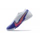 Nike Mercurial Vapor 7 Elite TF White Purple Low-top For Men Soccer Cleats