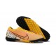 Nike Mercurial Vapor 7 Elite TF Yellow White Black Low-top For Men Soccer Cleats