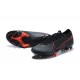 Nike Mercurial Vapor VII 13 Elite FG Black Orange Low-top For Men Soccer Cleats