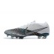 Nike Mercurial Vapor VII 13 Elite FG Gray Black Blue Low-top For Men Soccer Cleats