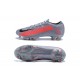 Nike Mercurial Vapor VII 13 Elite FG Gray Orange Black Low-top For Men Soccer Cleats