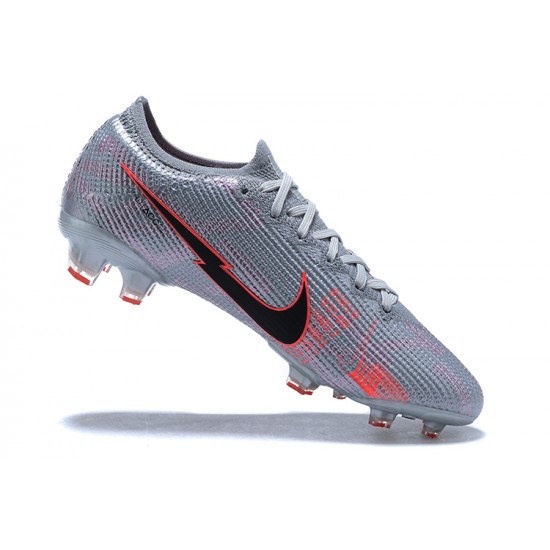 Nike Mercurial Vapor VII 13 Elite FG Gray Orange Black Low-top For Men Soccer Cleats