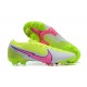 Nike Mercurial Vapor VII 13 Elite FG LightYellow Pink Black White Low-top For Men Soccer Cleats
