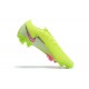 Nike Mercurial Vapor VII 13 Elite FG LightYellow Pink Black White Low-top For Men Soccer Cleats