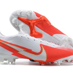 Nike Mercurial Vapor VII 13 Elite FG Orange White Lce Low-top For Men Soccer Cleats 