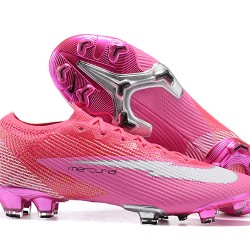 Nike Mercurial Vapor VII 13 Elite FG Pink LightPink Low-top For Men Soccer Cleats 