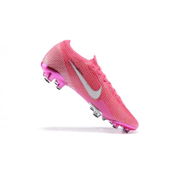 Nike Mercurial Vapor VII 13 Elite FG Pink LightPink Low-top For Men Soccer Cleats