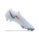 Nike Mercurial Vapor VII 13 Elite FG White Pink Blue Green Low-top For Men Soccer Cleats