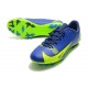 Nike Mercurial Vapor XIV Academy AG Low-top Blue Yellow Women And Men Soccer Cleats 