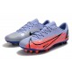 Nike Mercurial Vapor XIV Academy AG Low-top Grey Pink Women And Men Soccer Cleats 