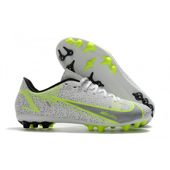 Nike Mercurial Vapor XIV Academy AG Low-top Grey Yellow Women And Men Soccer Cleats