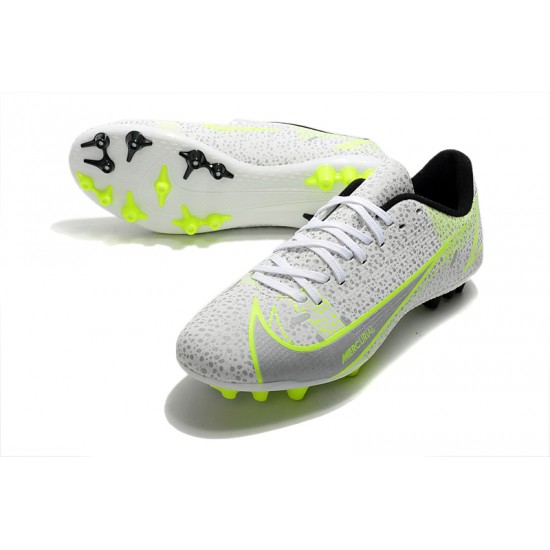 Nike Mercurial Vapor XIV Academy AG Low-top Grey Yellow Women And Men Soccer Cleats