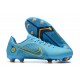 Nike Mercurial Vapor XIV Academy FG Low-top Blue Yellow Men Soccer Cleats