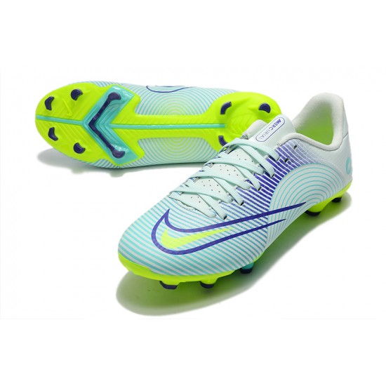 Nike Mercurial Vapor XIV Academy FG Low-top Turqoise Green Men Soccer Cleats 