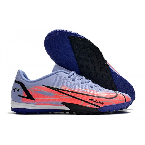 Nike Mercurial Vapor XIV Academy TF Low-top Pink Blue Men Soccer Cleats