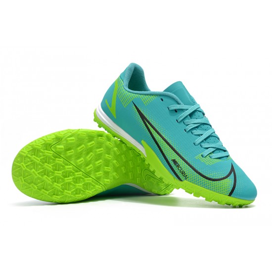 Nike Mercurial Vapor XIV Academy TF Low-top Turqoise Green Black Men Soccer Cleats 