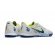 Nike Mercurial Vapor XIV Academy TF Low-top White Yellow Green Men Soccer Cleats 