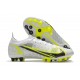 Nike Mercurial Vapor XIV Eilte PRO AG Low-top White Yellow Men Soccer Cleats