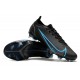 Nike Mercurial Vapor XIV Elite FG Low-top Black Blue Men Soccer Cleats