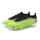 Nike Mercurial Vapor XIV Elite FG Low-top Black Green Sliver Men Soccer Cleats 