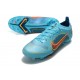 Nike Mercurial Vapor XIV Elite FG Low-top Blue Orange Women And Men Soccer Cleats 