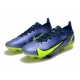 Nike Mercurial Vapor XIV Elite FG Low-top Blue Yellow Women And Men Soccer Cleats 