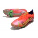 Nike Mercurial Vapor XIV Elite FG Low-top Pink Yellow Men Soccer Cleats 