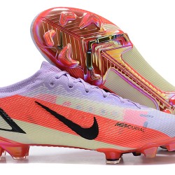 Nike Mercurial Vapor XIV Elite FG Low-top Purple Pink Men Soccer Cleats 