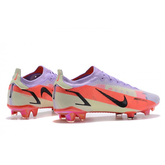 Nike Mercurial Vapor XIV Elite FG Low-top Purple Pink Men Soccer Cleats 