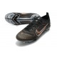 Nike Mercurial Vapor XIV Elite FG Low-top Sliever Black Brow Men Soccer Cleats 