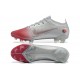 Nike Mercurial Vapor XIV Elite FG Low-top Sliver Red Men Soccer Cleats