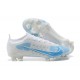 Nike Mercurial Vapor XIV Elite FG Low-top White Light Blue Men Soccer Cleats