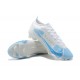 Nike Mercurial Vapor XIV Elite FG Low-top White Light Blue Men Soccer Cleats