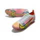 Nike Mercurial Vapor XIV Elite FG Low-top White Pink Men Soccer Cleats