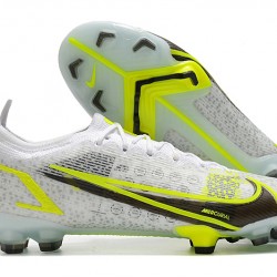 Nike Mercurial Vapor XIV Elite FG Low-top White Yellow Black Woemn And Men Soccer Cleats 