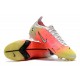 Nike Mercurial Vapor XIV Elite FG Low-top White Yellow Pink Woemn And Men Soccer Cleats