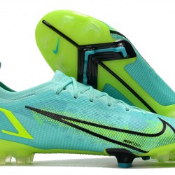 Nike Mercurial Vapor XIV Elite MDS FG Low-top Turqoise Green Woemn And Men Soccer Cleats 