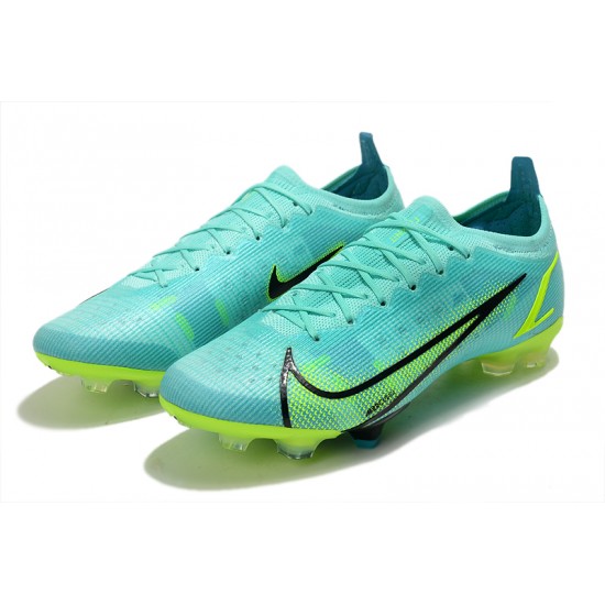 Nike Mercurial Vapor XIV Elite MDS FG Low-top Turqoise Green Woemn And Men Soccer Cleats