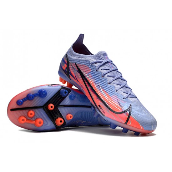 Nike Mercurial Vapor XIV Elite PRO AG Low-top Blue Pink Men Soccer Cleats