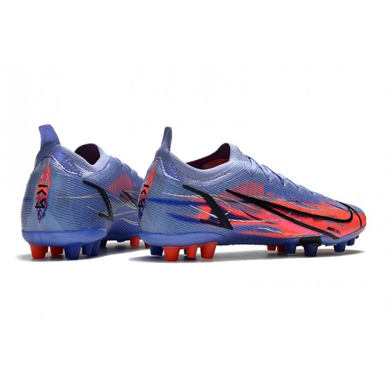 Nike Mercurial Vapor XIV Elite PRO AG Low-top Blue Pink Men Soccer Cleats 