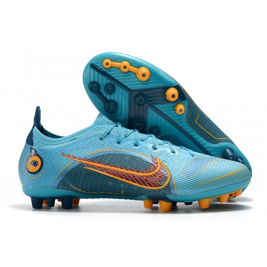 Nike Mercurial Vapor XIV Elite PRO AG Low-top Blue Women And Men Soccer Cleats