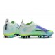 Nike Mercurial Vapor XIV Elite PRO AG Low-top Lingt Green Purple Women And Men Soccer Cleats 