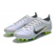 Nike Mercurial Vapor XIV Elite PRO AG Low-top White Blue Women And Men Soccer Cleats