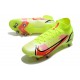 Nike Mercurial Vapor XIV Elite SG PRO Anti Clog High-top Chartreuse Men Soccer Cleats