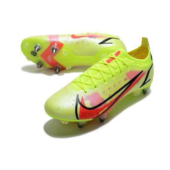 Nike Mercurial Vapor XIV Elite SG PRO Anti Clog Low-top Chartreuse Men Soccer Cleats